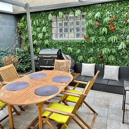 Bel Terrasse Privee A 5 Minutes Du Metro Apartamento
